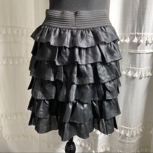Ruffle mini skirt